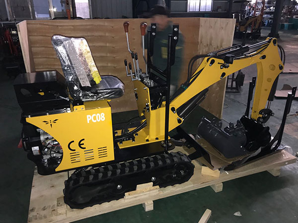PC08 mini excavator sent to Canada