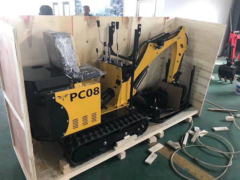 PC08 mini excavator sent to Czech Republic