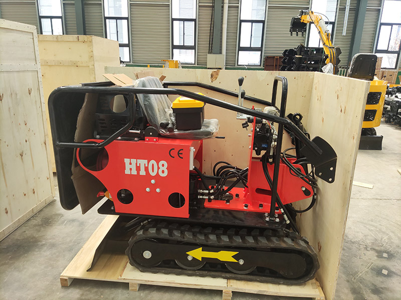 HT08 mini excavator exported to the United States