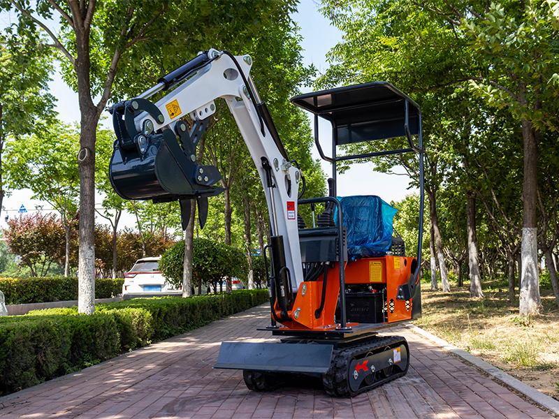 What should I do if my mini excavator is weak uphill?