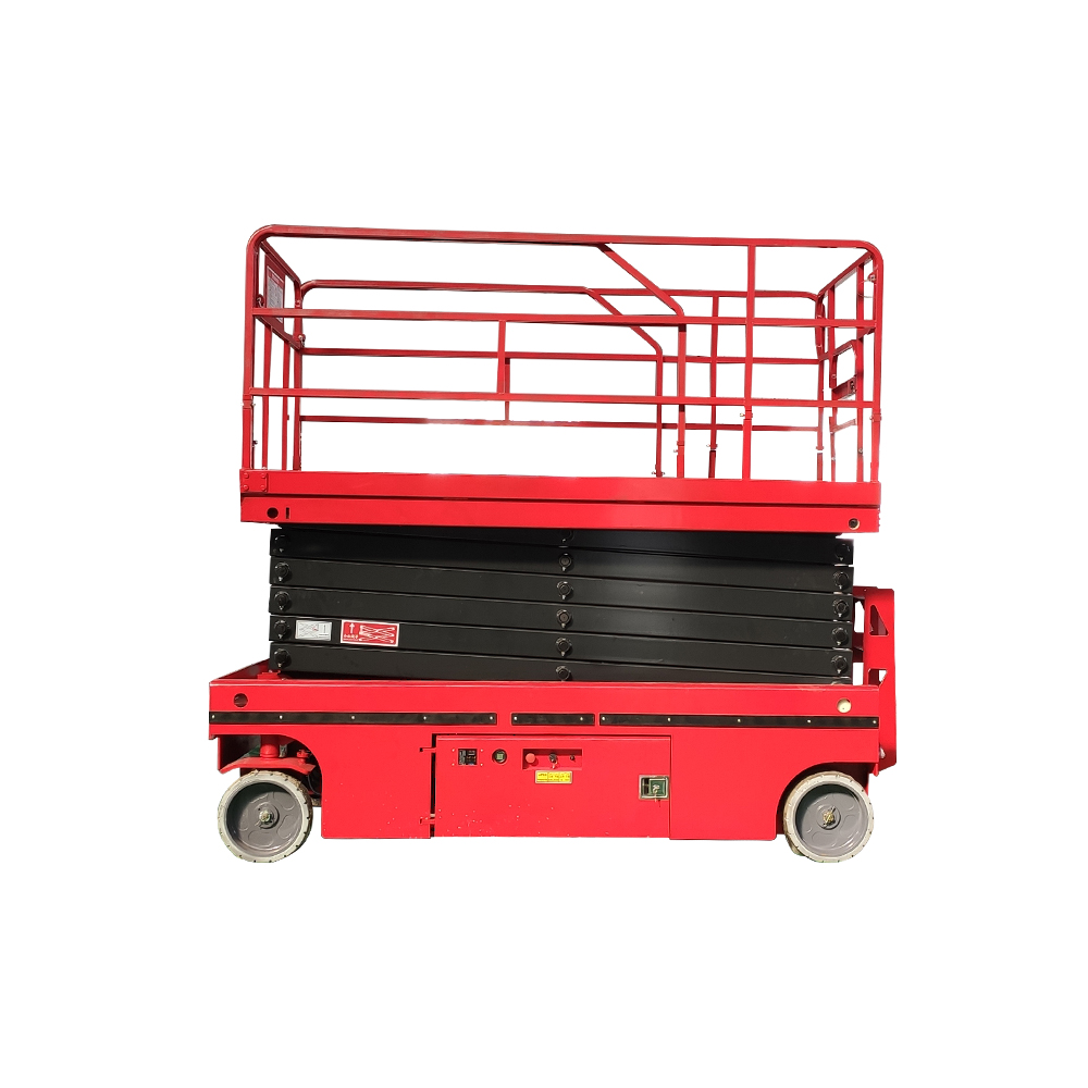 Self-propelled scissor lift platform