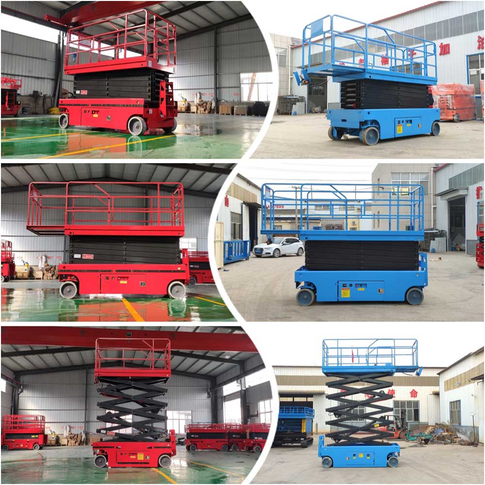 Self-propelled scissor lift platform