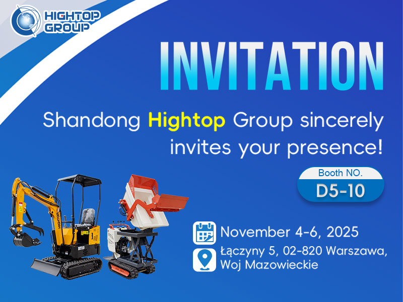 Shandong Hightop Group Set to Debut at Poland's Construction Machinery Expo with Multiple Flagship Models Ready for Action