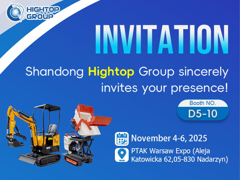 Shandong Hightop Group Set to Debut at Poland's Construction Machinery Expo with Multiple Flagship Models Ready for Action